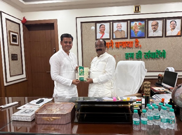 जीपीएम के जैविक विष्णुभोग चावल की खुशबू पहुंची राजधानी रायपुर