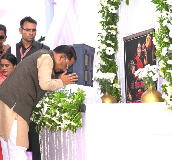 लोककला की महान साधिका डॉ. तीजन बाई की स्मृतियों को चिरस्थायी बनाएगी राज्य सरकार : मुख्यमंत्री साय