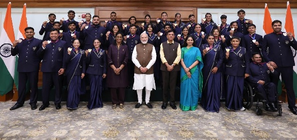 PM ने राष्ट्रमंडल खेल 2026 के पदक विजेताओं का किया स्वागत