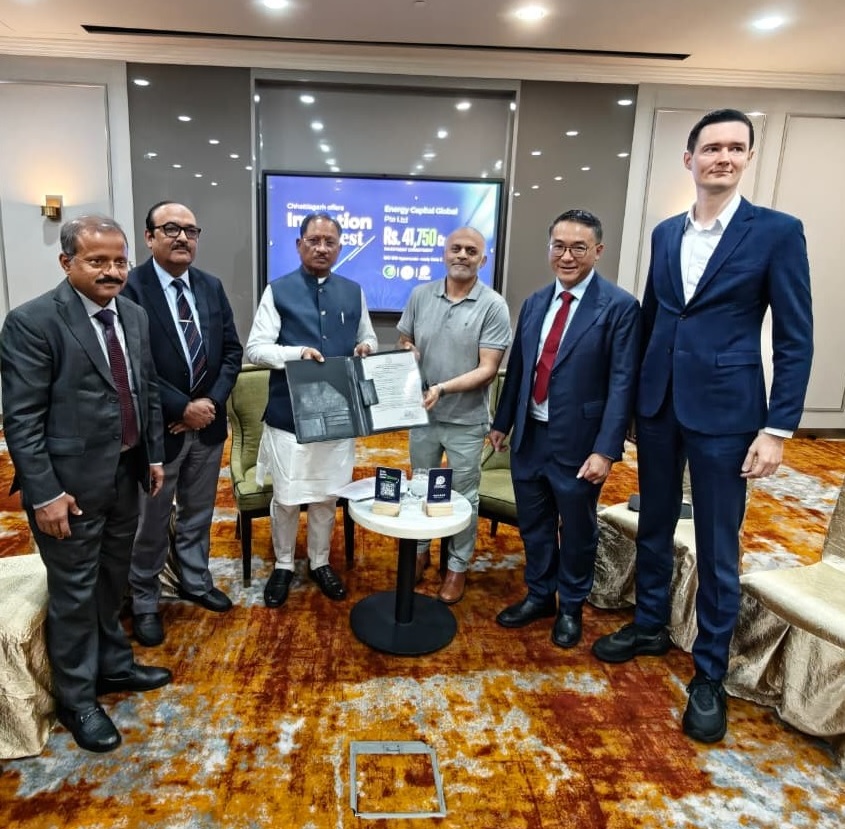 सिंगापुर की एनर्जी कैपिटल ग्लोबल छत्तीसगढ़ में एआई-रेडी डेटा सेंटर कैंपस में करेगी ₹41,750 करोड़ का निवेश